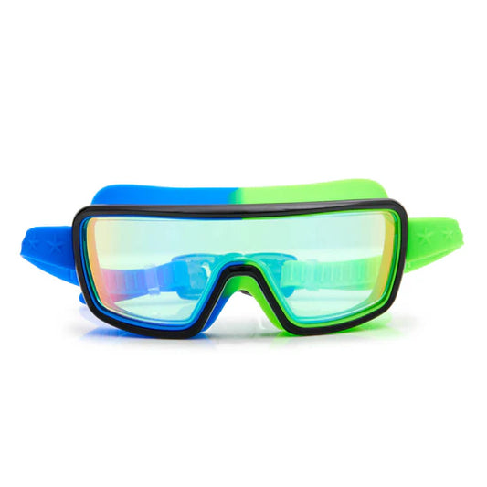 Cyborg Cyan Prismatic Swim Goggles