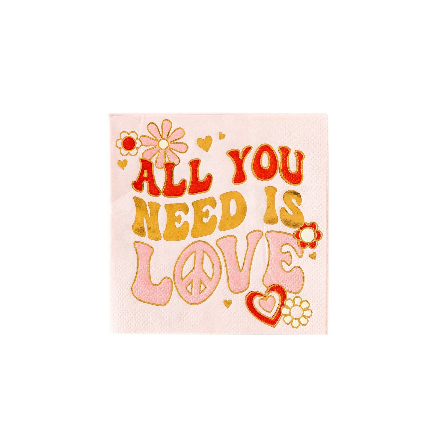 My Mind’s Eye - LUV1039 - Occasions by Shakira - All you Need is Love Napkin