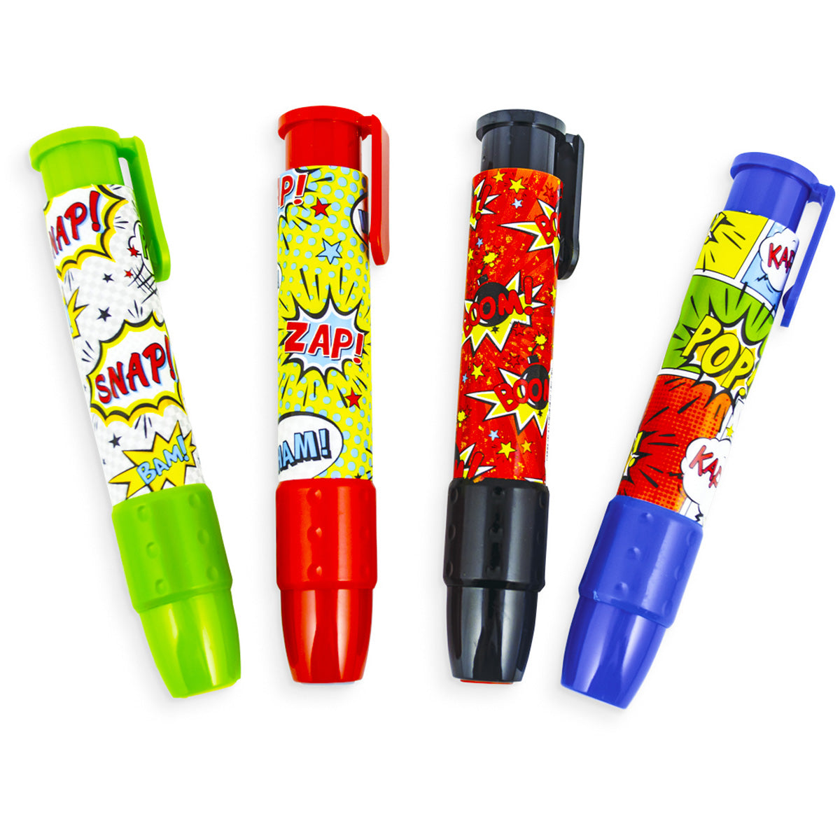 Click It Erasers – Comic Attack tube X1