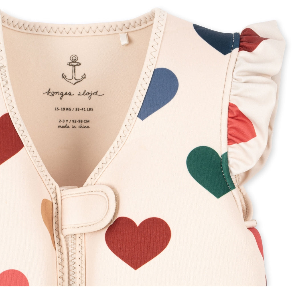 Gilet flottant néoprène Frill - Bon coeur colore