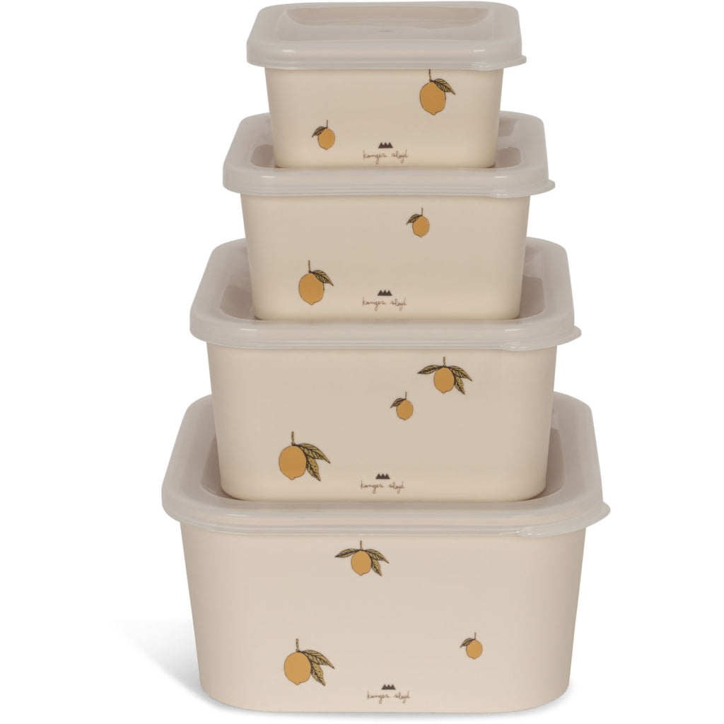 Food Container Set - Lemon