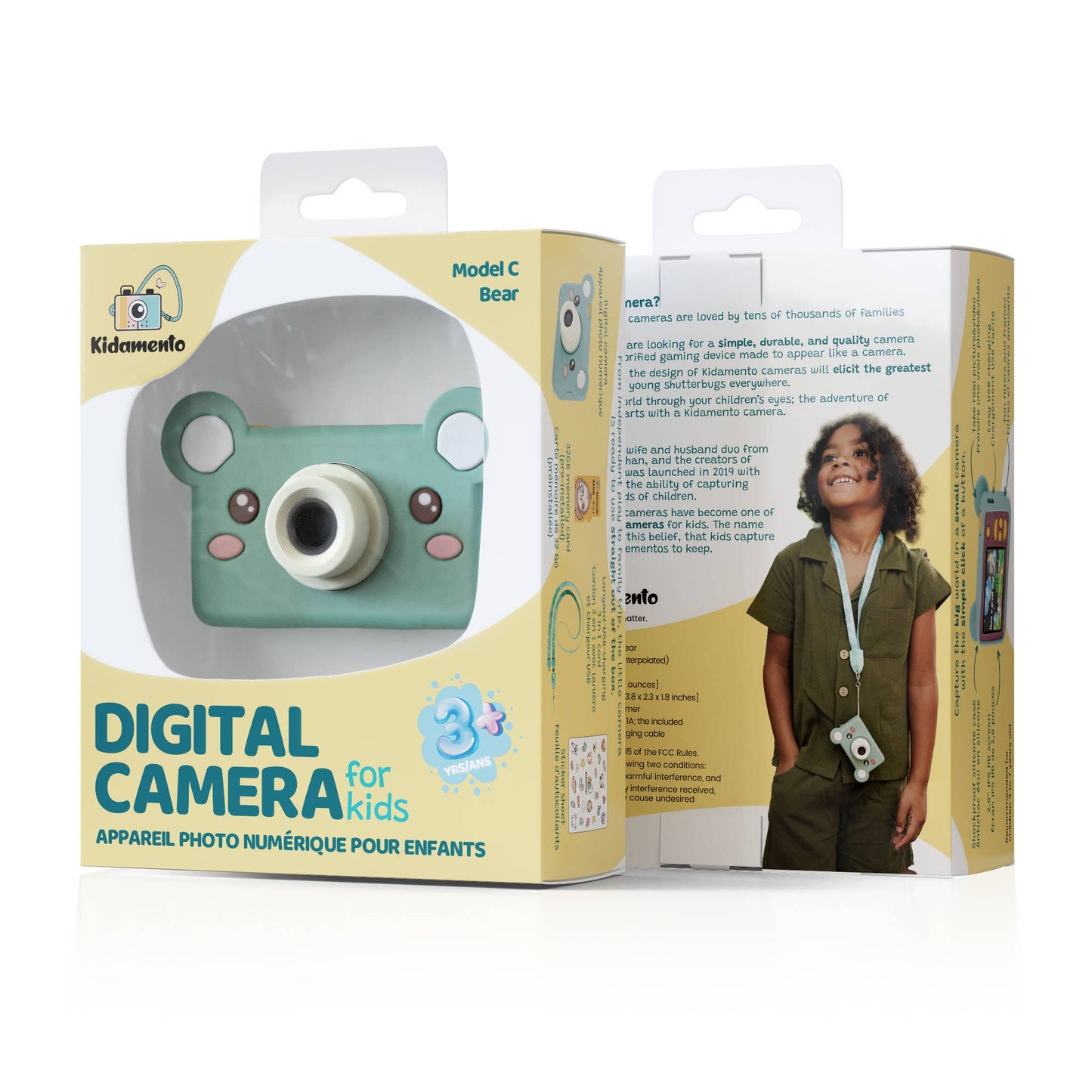 Kidamento - Mikayo the Bear - Kids Digital Camera - Model C