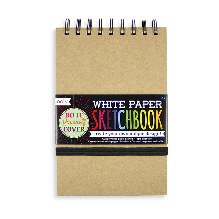 White DIY Cover Sketchbook