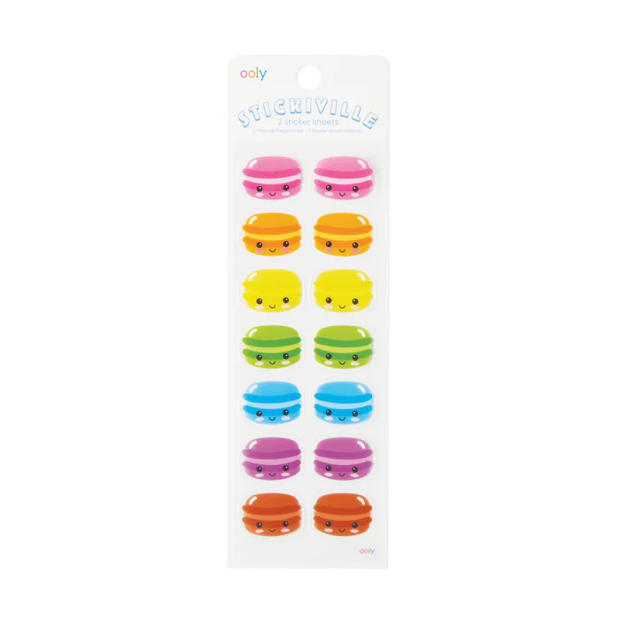 Stickiville Happy Macarons Stickers