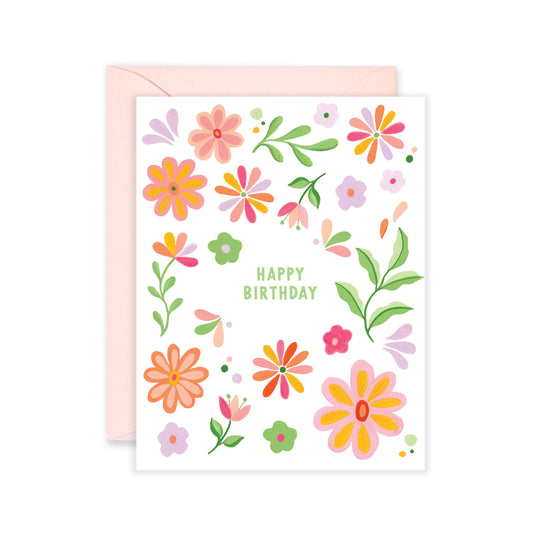 Happy Birthday Otomi Birthday Greeting Card