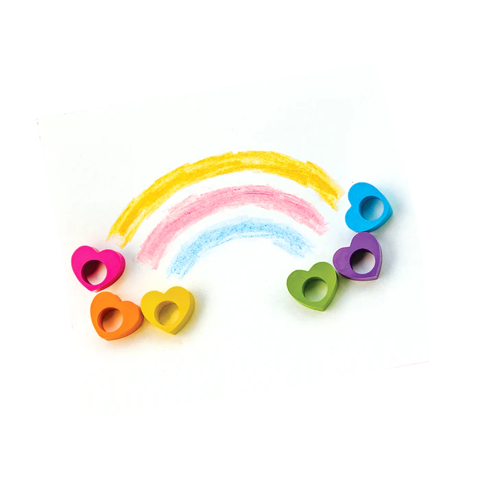 Heart Ring Crayons - Set of 6