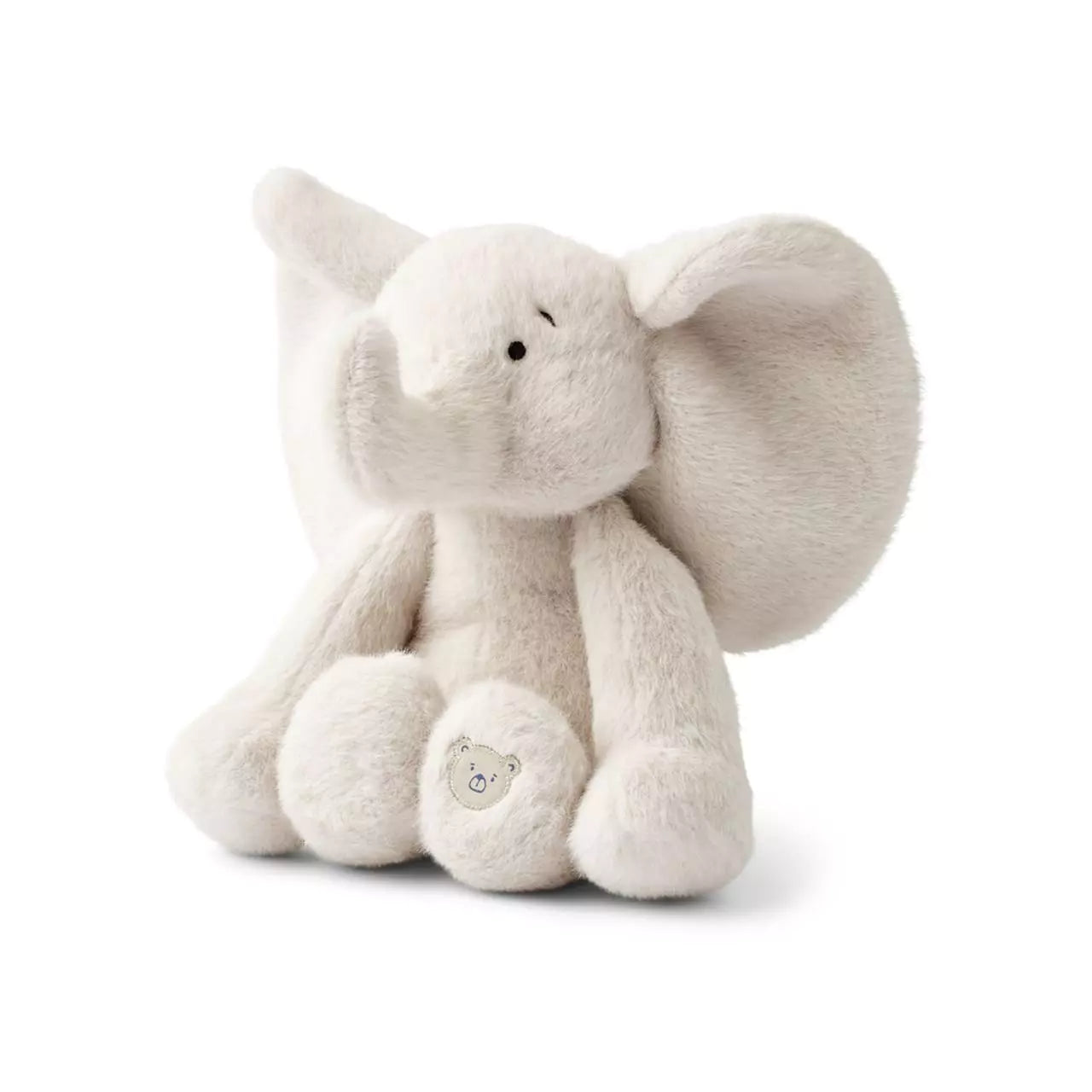 Berto the elephant cuddly toy - White