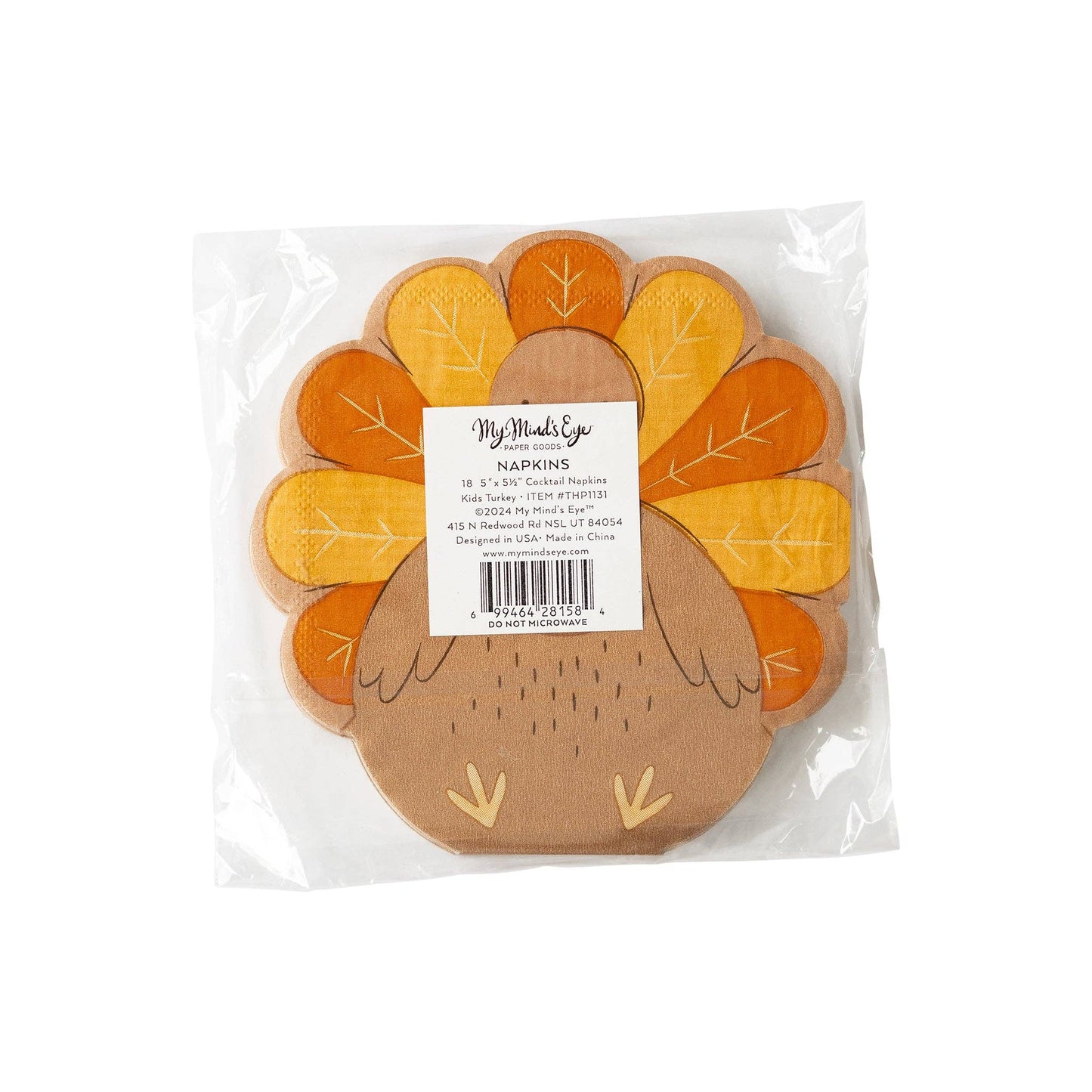 My Mind’s Eye - THP1131 - Kids Turkey Napkin