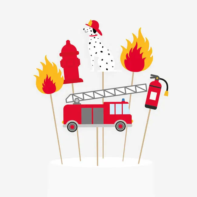 Firefighter Cake Toppers