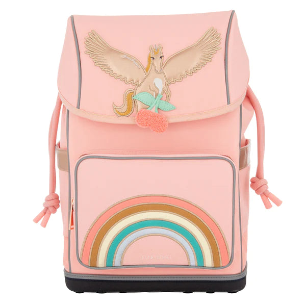 Ergonomic School Backpack - Tie-dye Pegasus