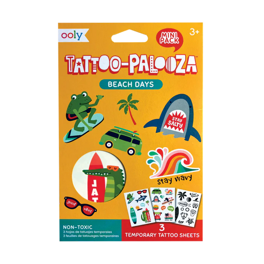 Mini Tattoo Palooza Temporary Tattoos - Beach Days