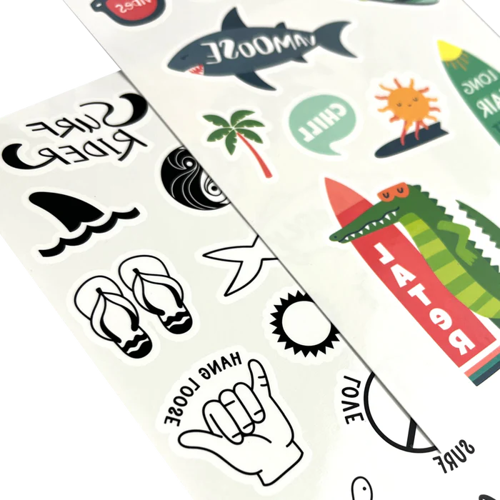 Mini Tattoo Palooza Temporary Tattoos - Beach Days