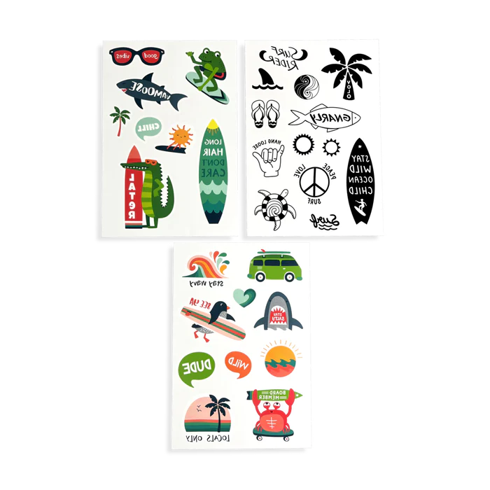 Mini Tattoo Palooza Temporary Tattoos - Beach Days