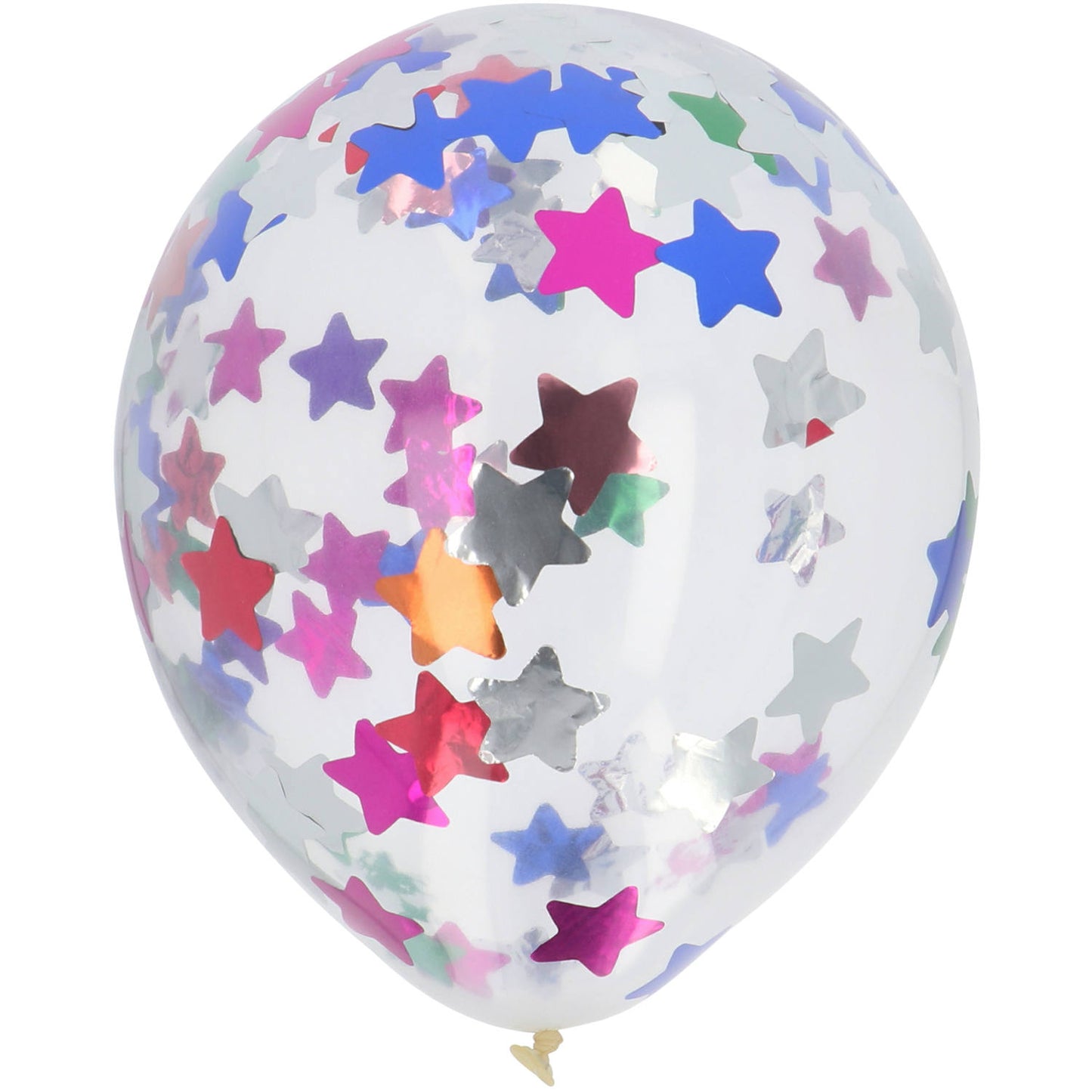 Balloons with Foil Confetti Jazzy 30cm - 4 pieces