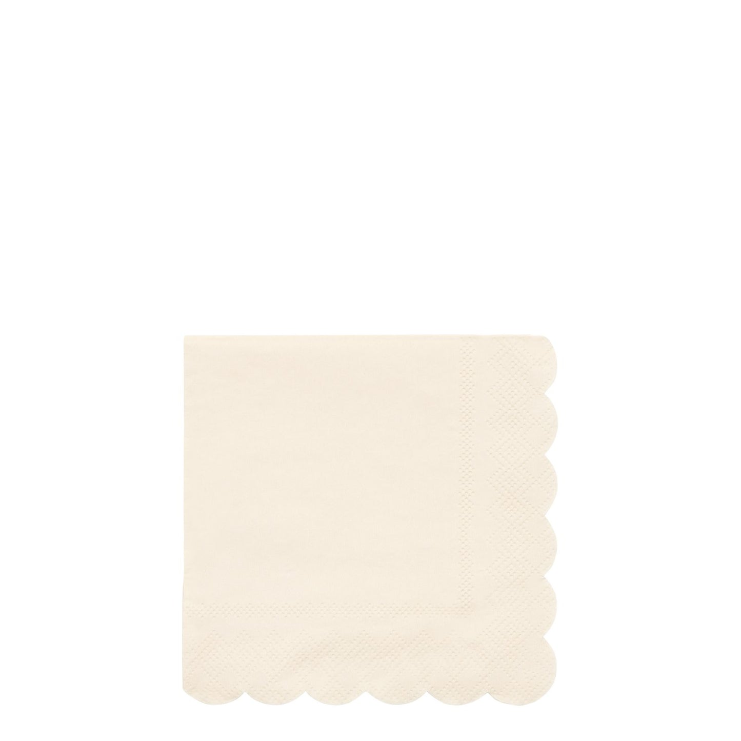 Cream paper napkins S