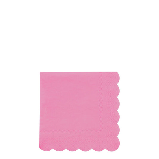 Bubblegum pink paper napkins S