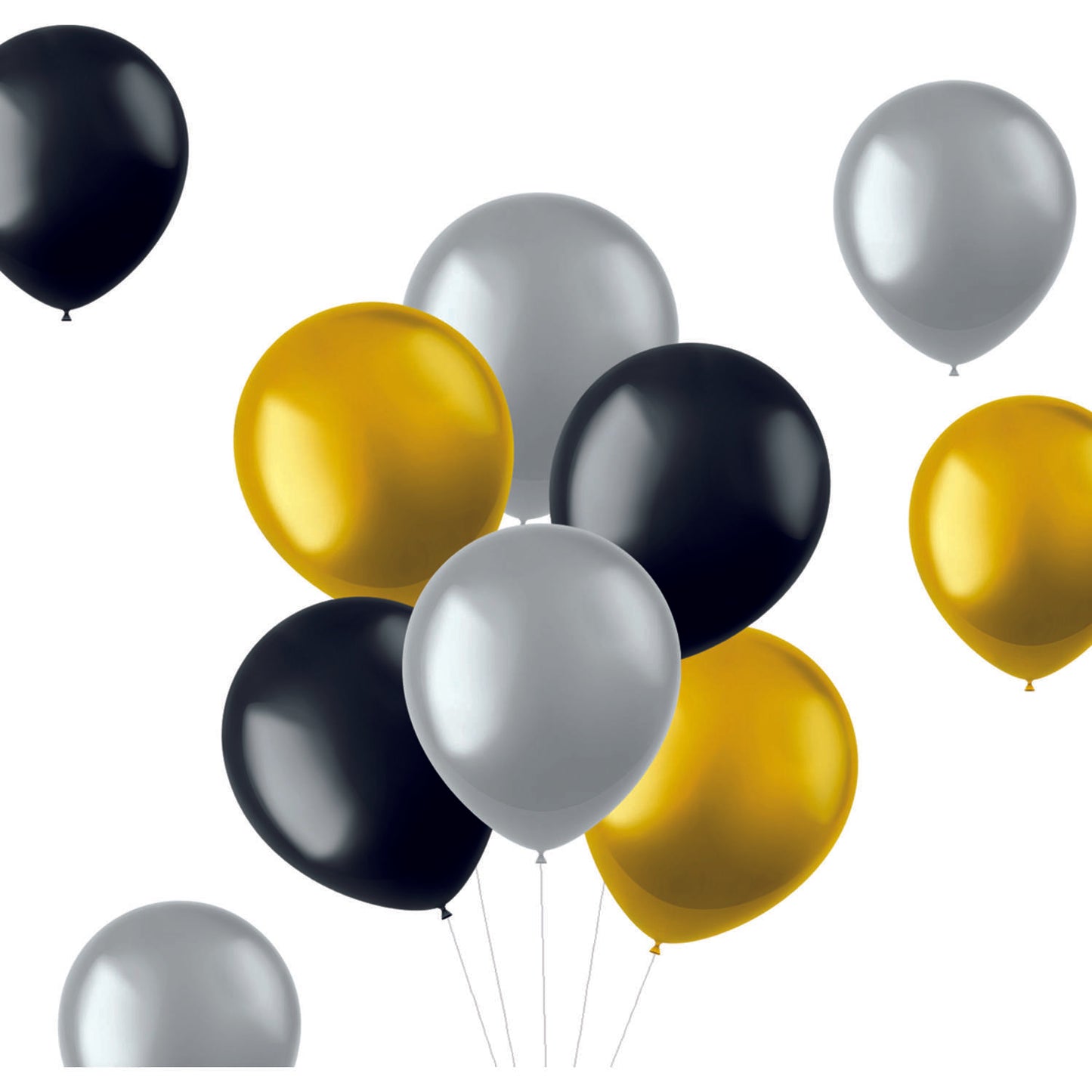 Balloons Rich Metallics 33cm - 10 pieces