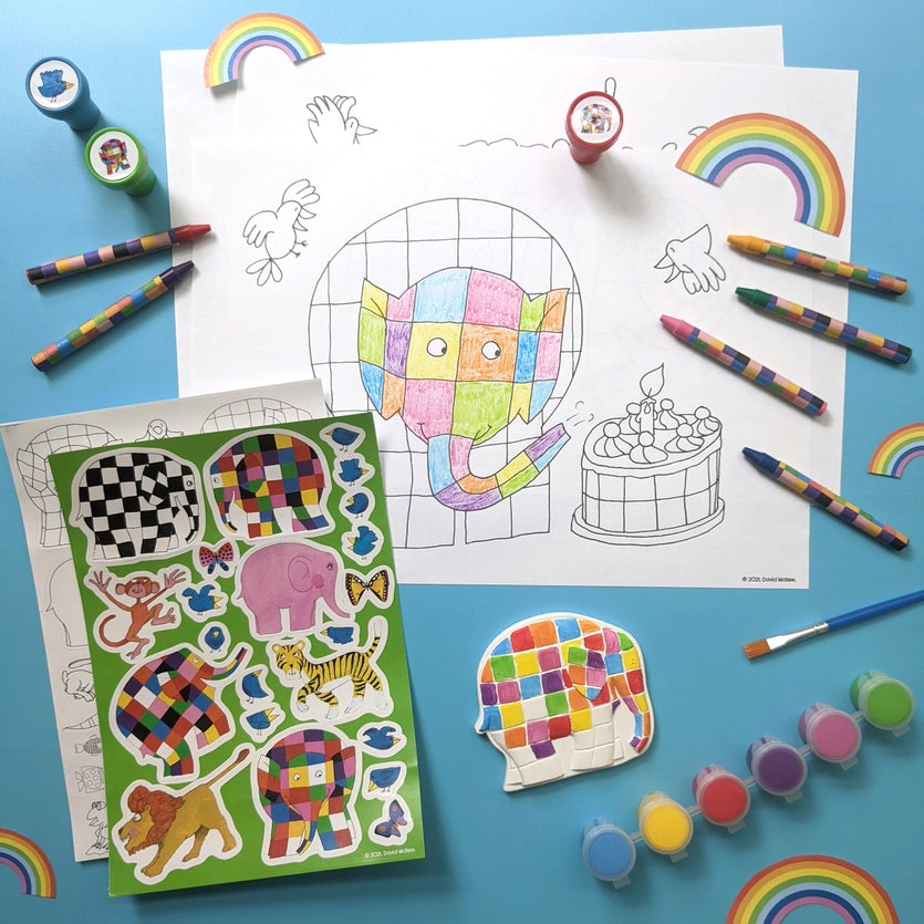 Elmer Art Activity Set