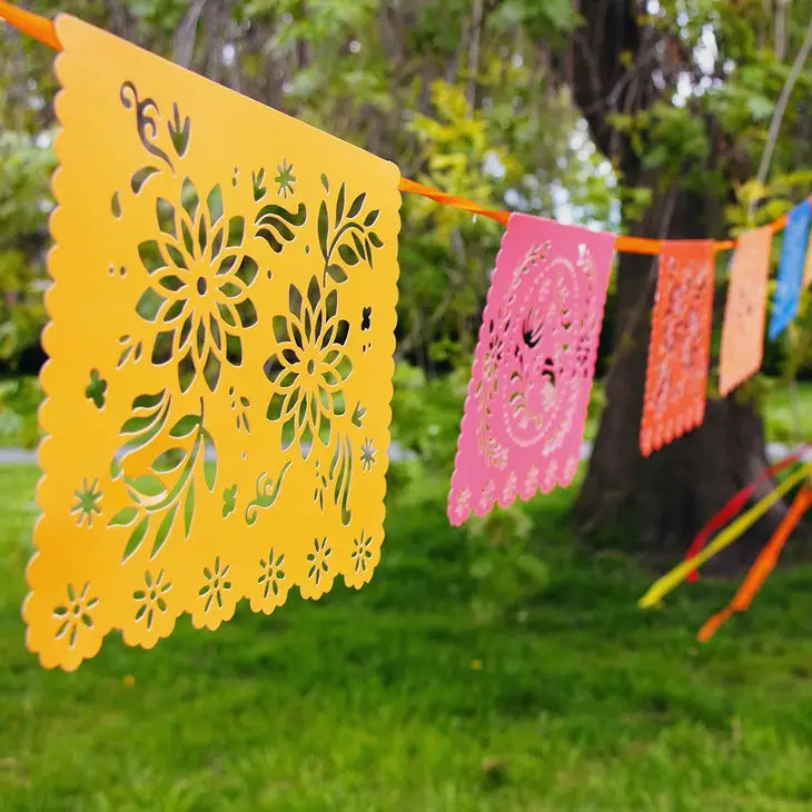 Guirlande de Fanions Papel Picado Mexicain Coloré - 4m