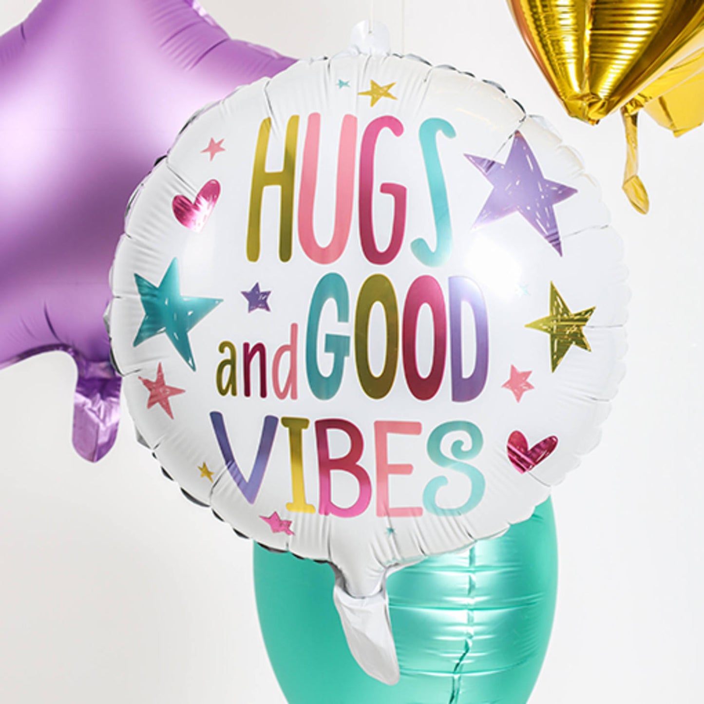 Foil Balloon Hugs and Good Vibes