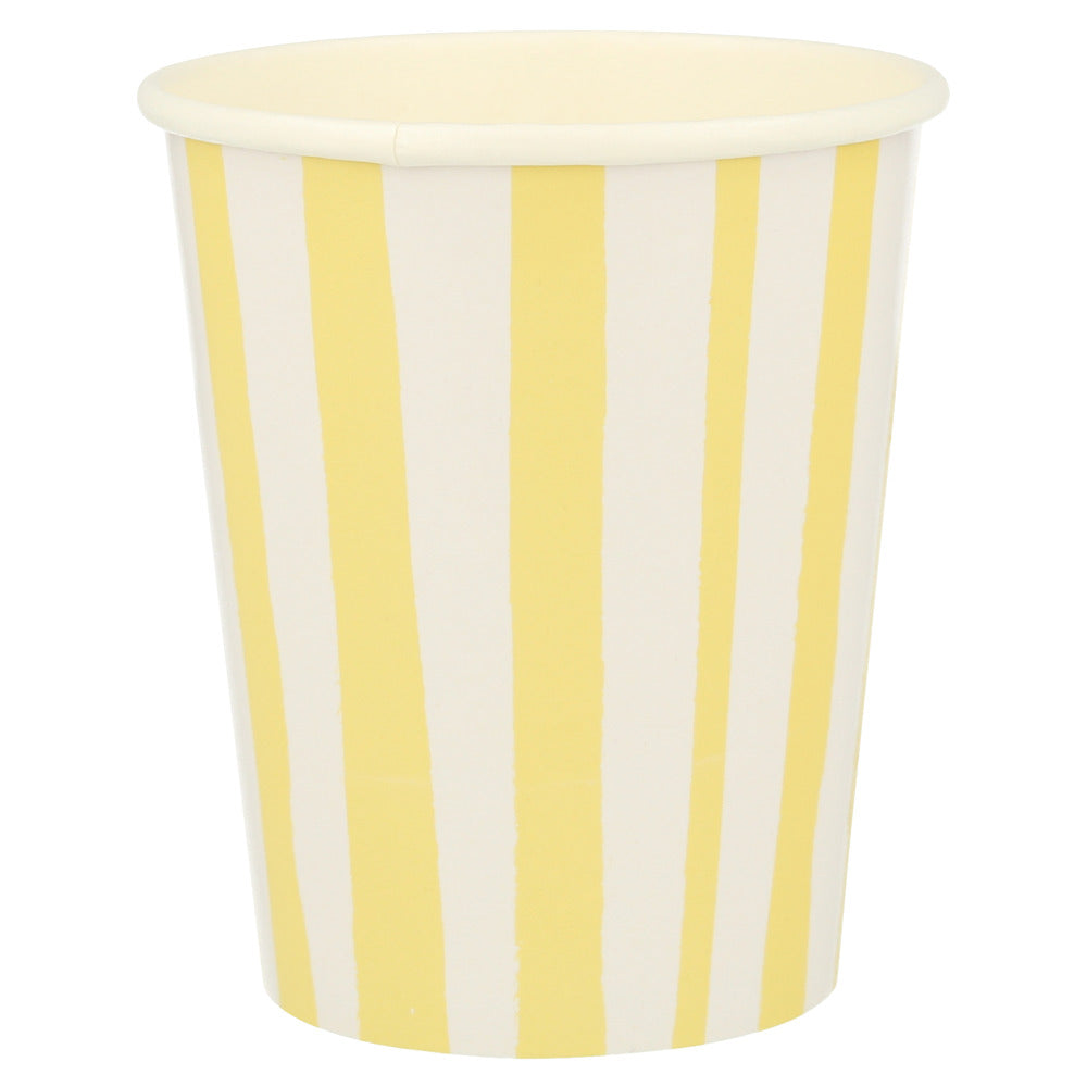 Yellow Stripes Cups