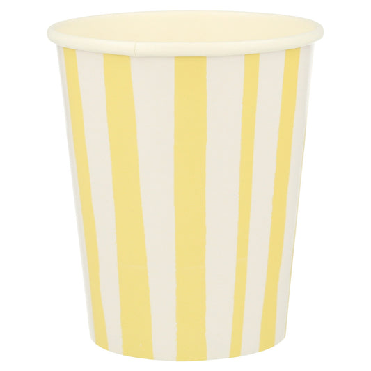 Yellow Stripes Cups