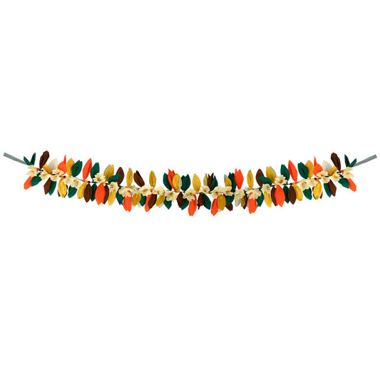 Autumn flower garland