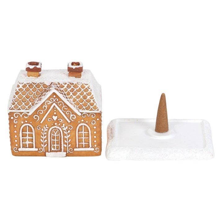 Something Different Wholesale - Christmas Gingerbread House Incense Cone Burner