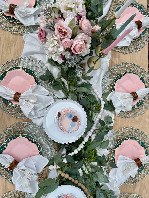 8 Blush Lunch Plates