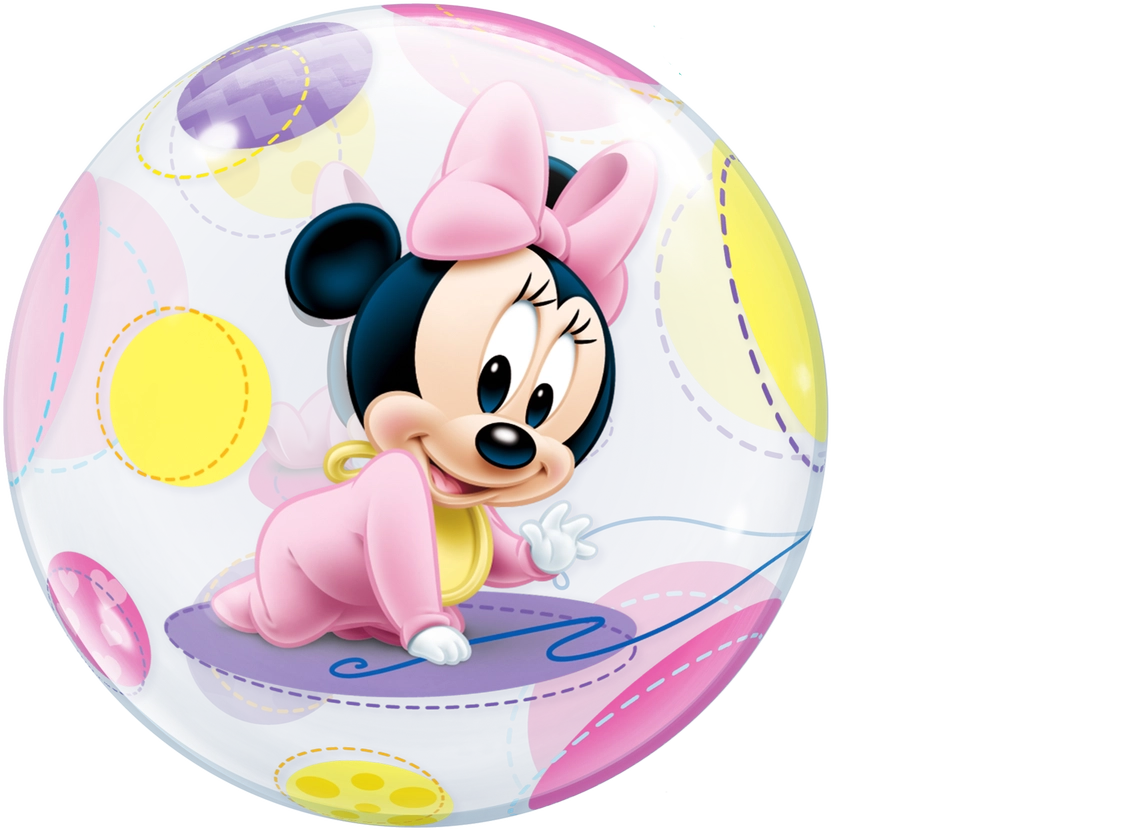 Ballon à bulles bébé Minnie