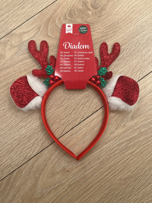 Headband reindeer red accesories