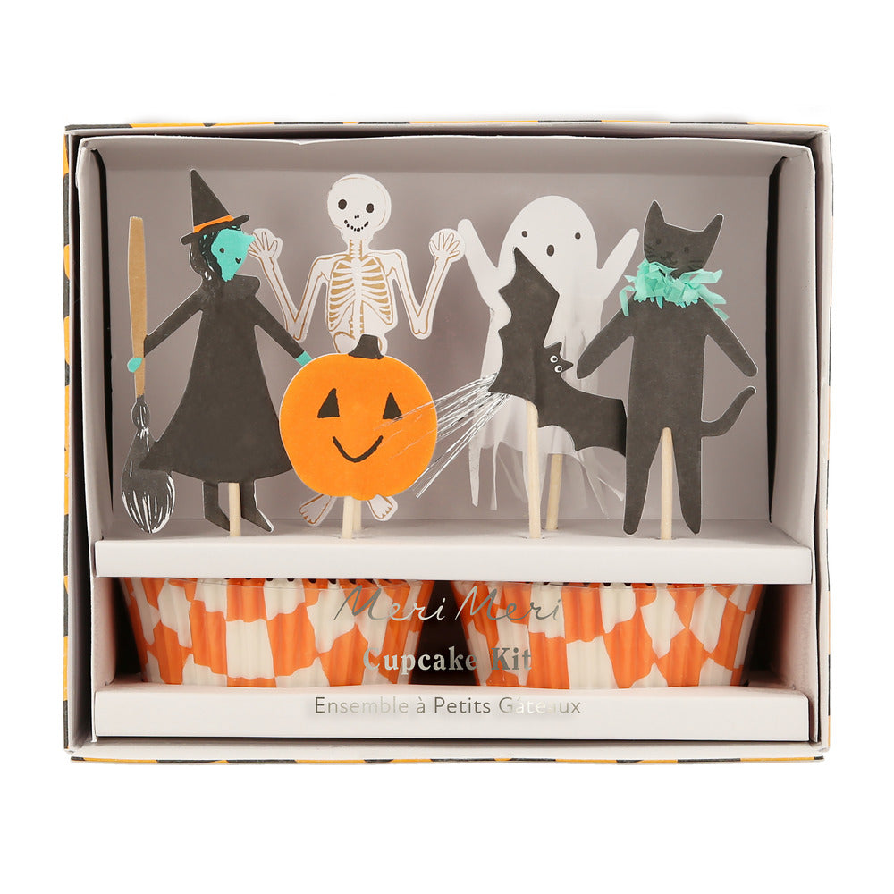 Happy Halloween cupcake kit