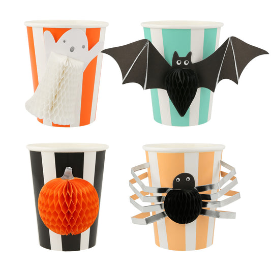 Halloween honeycomb cups