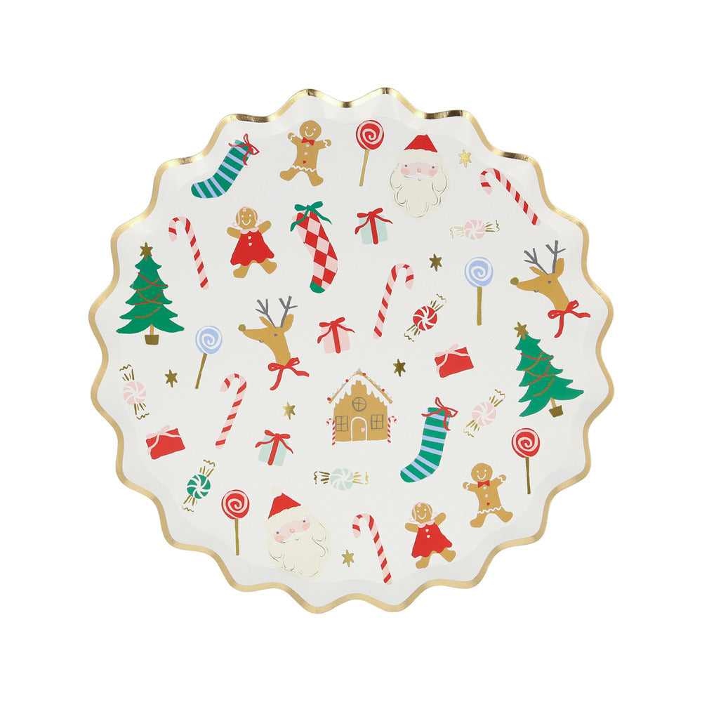 Jolly Christmas dinner plates