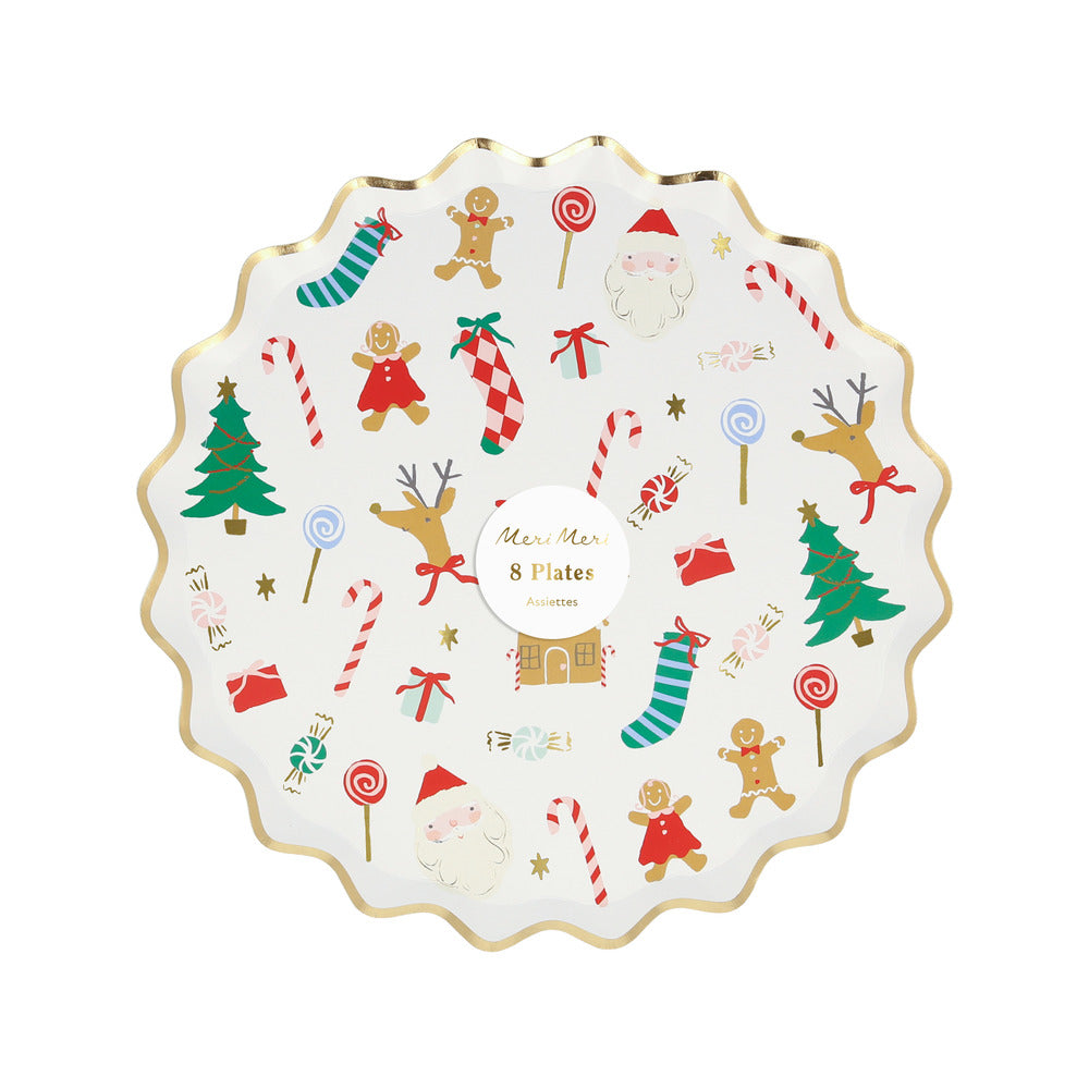 Jolly Christmas dinner plates