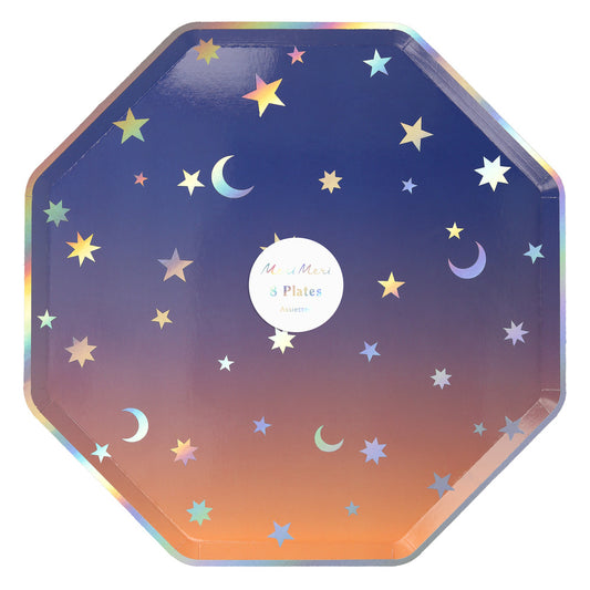 Making magic star dinner plates