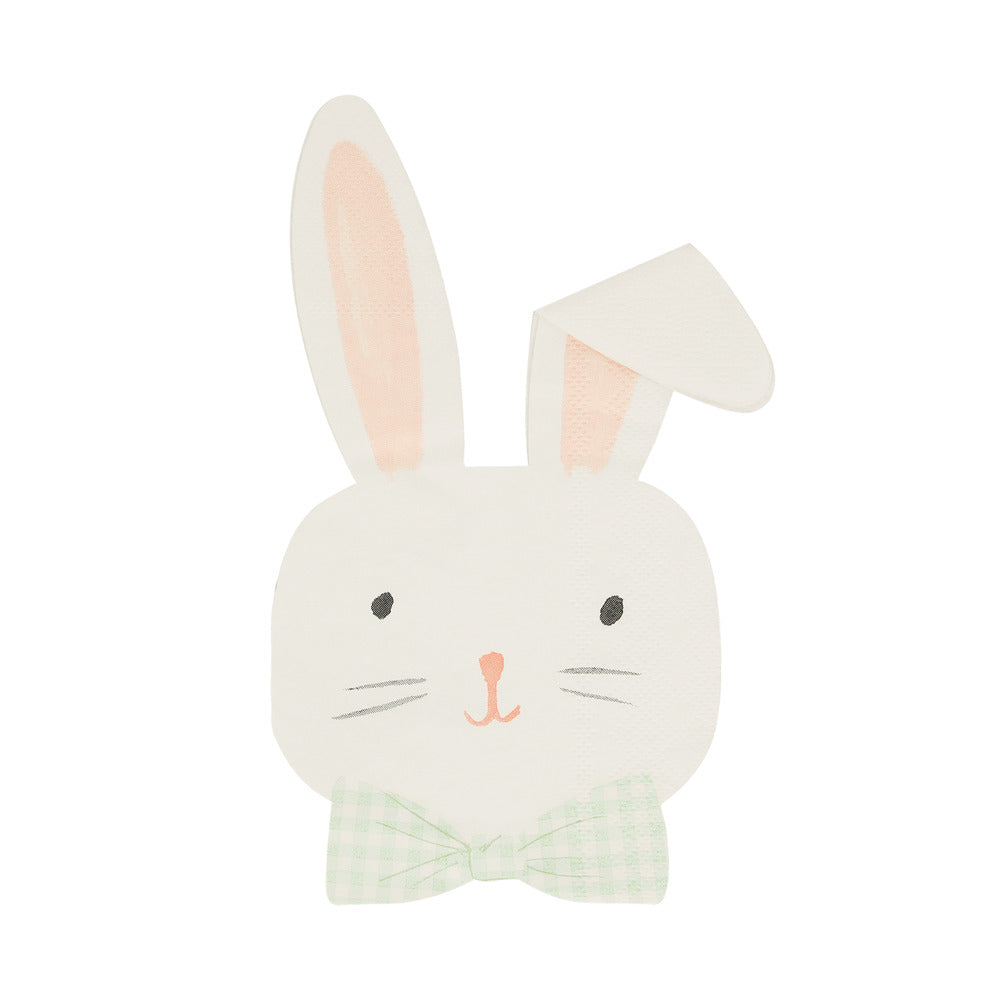 Easter bunny napkins