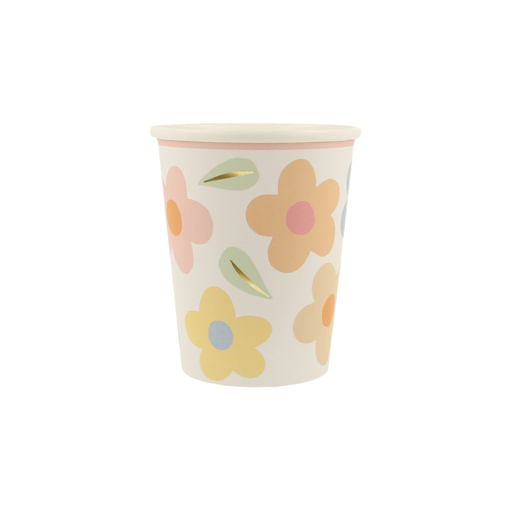 Happy flowers cup