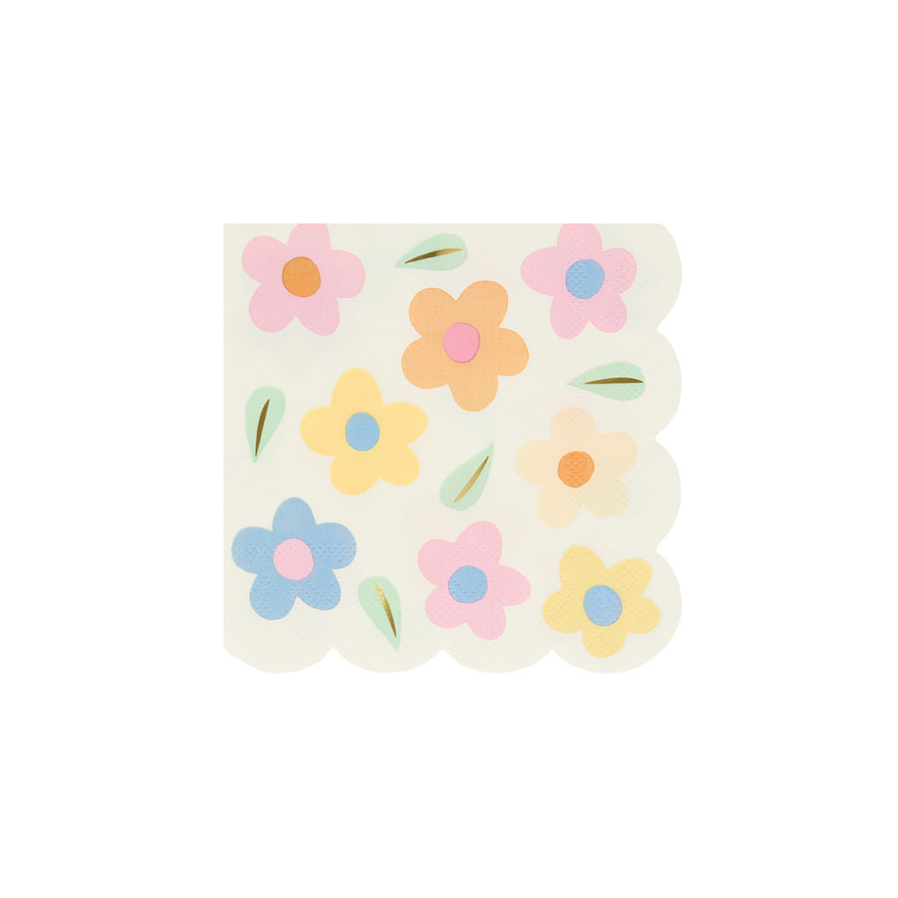 Happy flowers napkins S