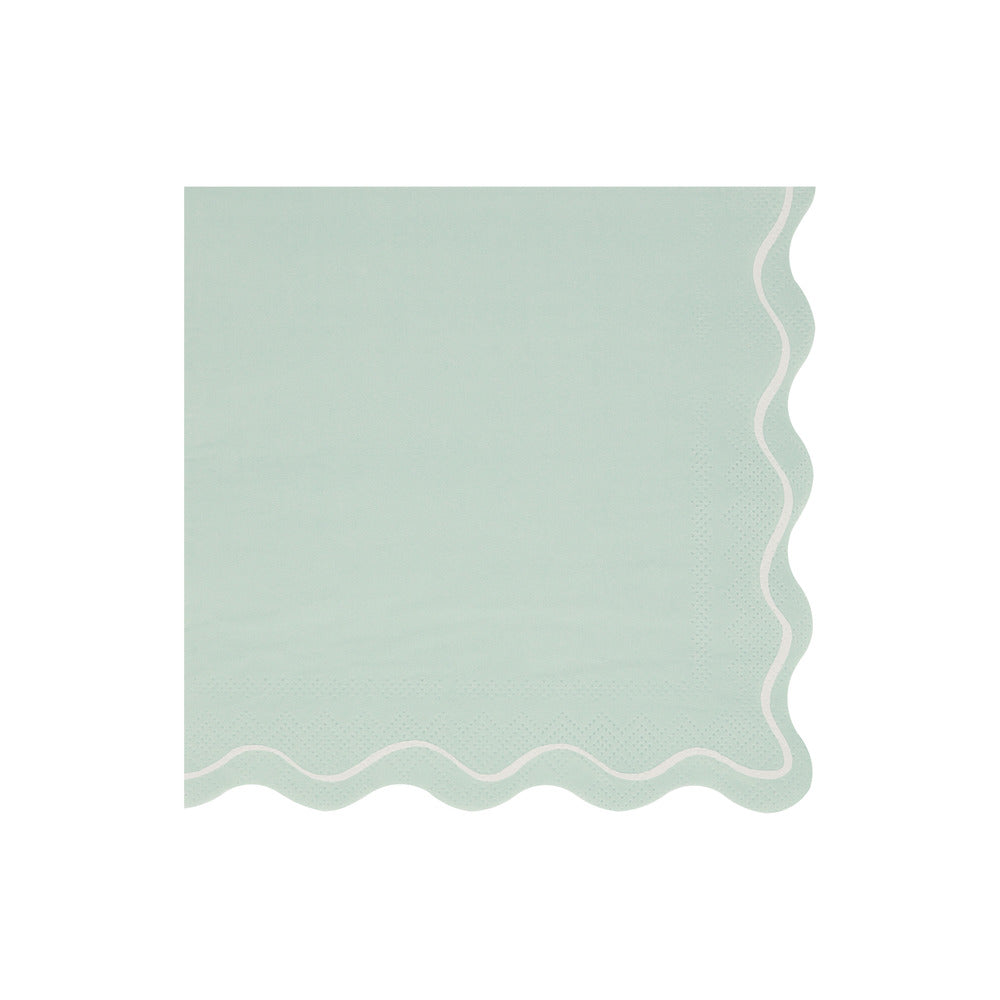 Mixed Wavy Line Large Napkins (x 16)