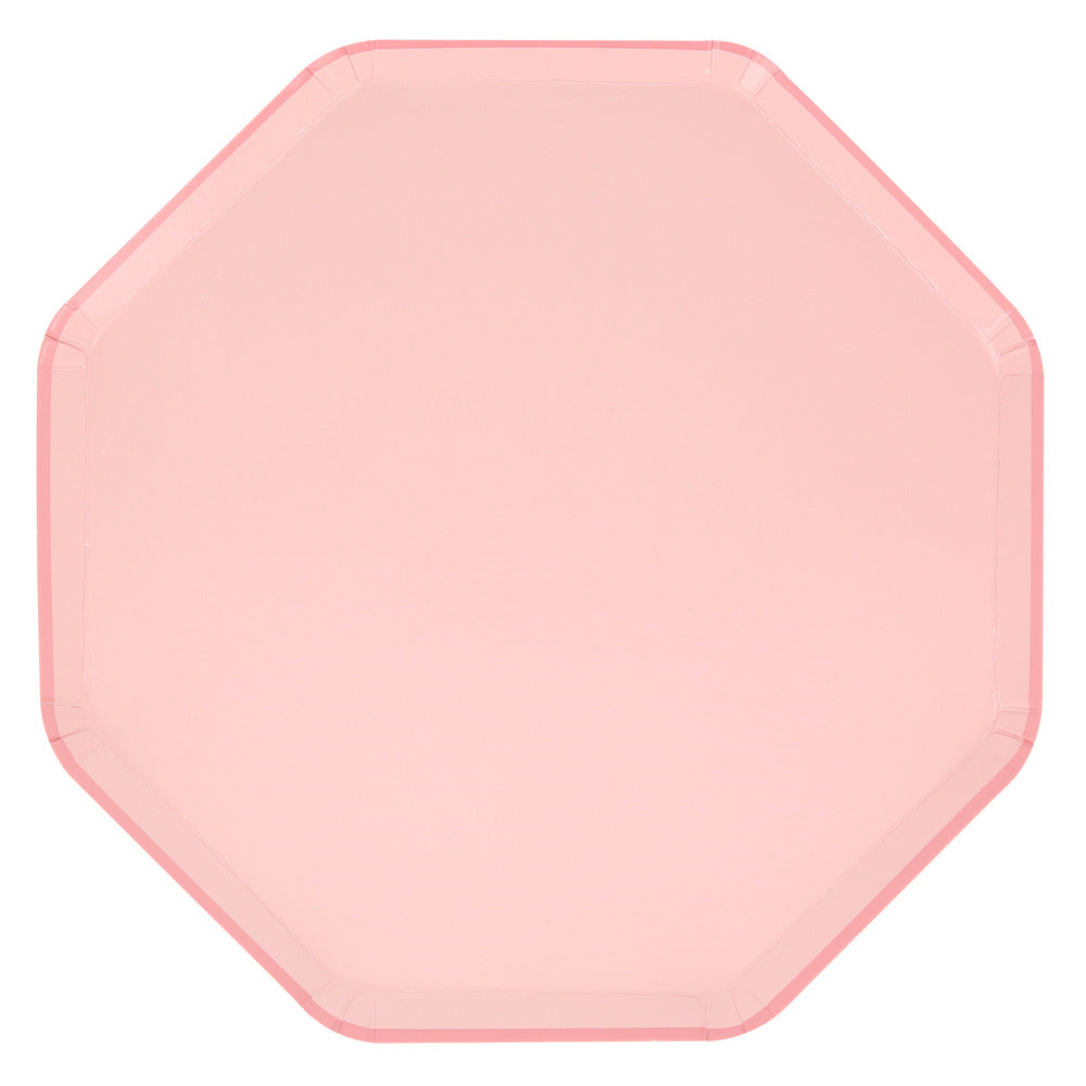 Cotton Candy Pink Dinner Plates (x 8)