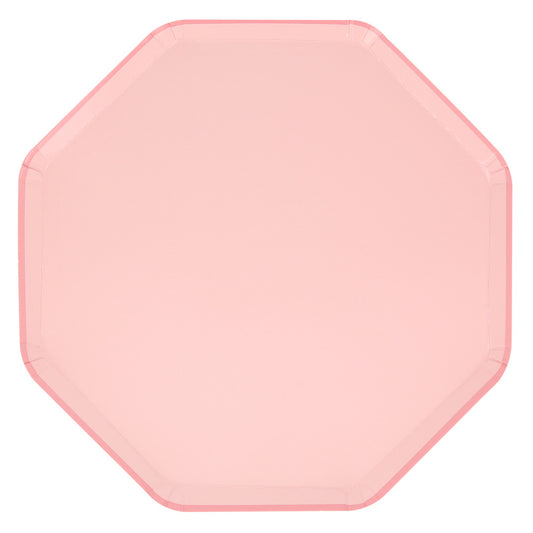 Cotton Candy Pink Dinner Plates (x 8)