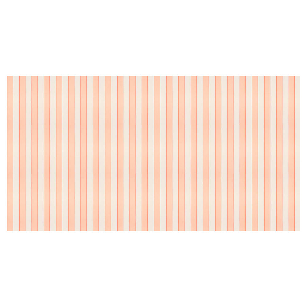 Peach Stripe Tablecloth