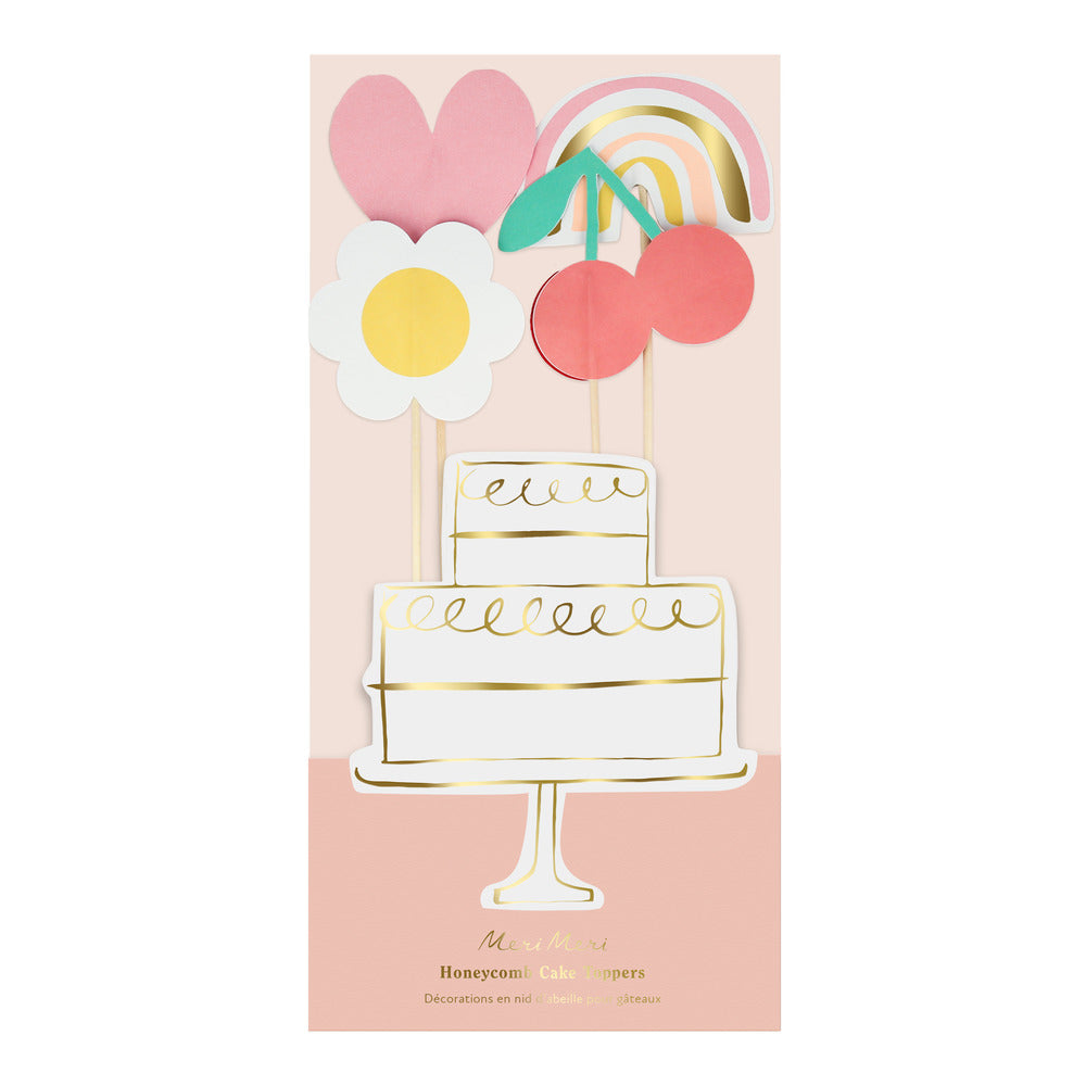 Icons Cake Toppers (x 4)