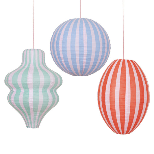 Stripy lanterns