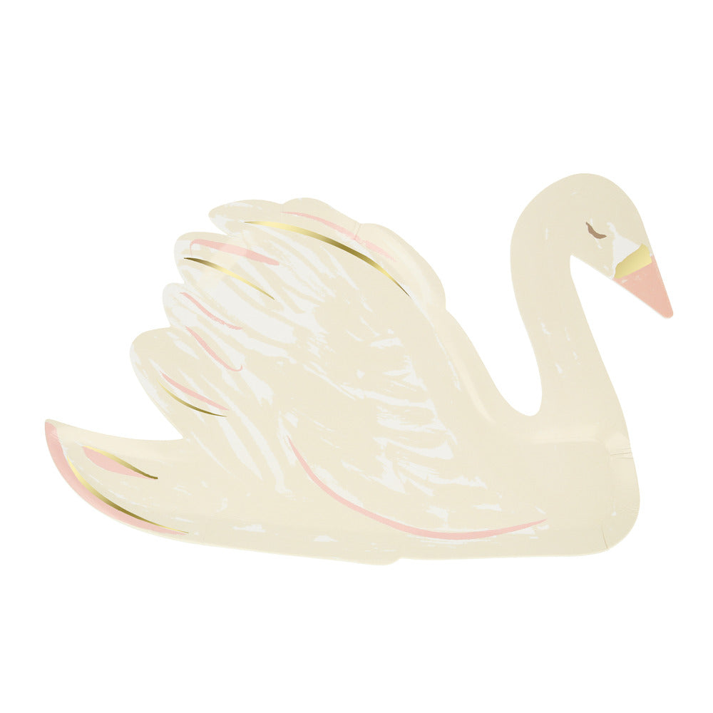 Swan Shaped Plates (x 8)