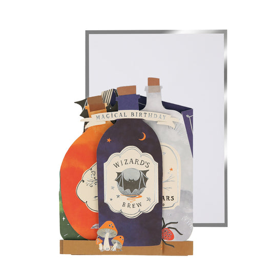 Potion bottles birthday card