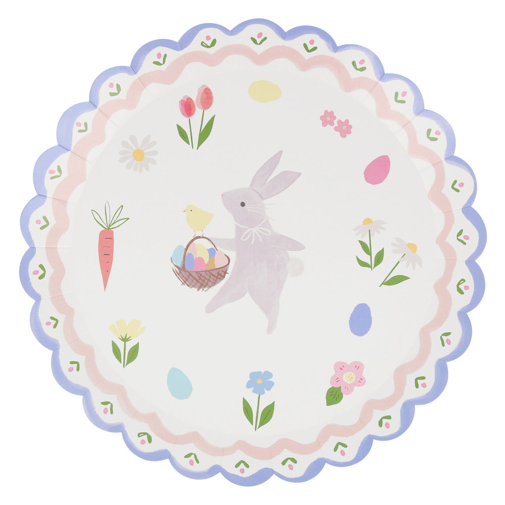 Easter bunny dinner plates