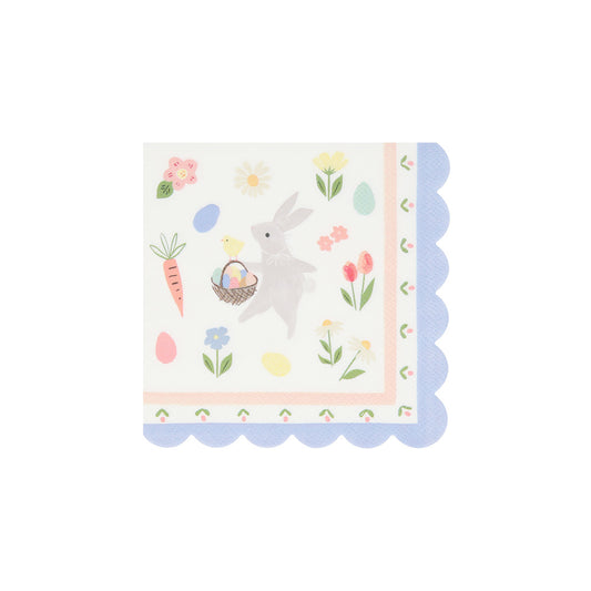 Easter bunny napkins S