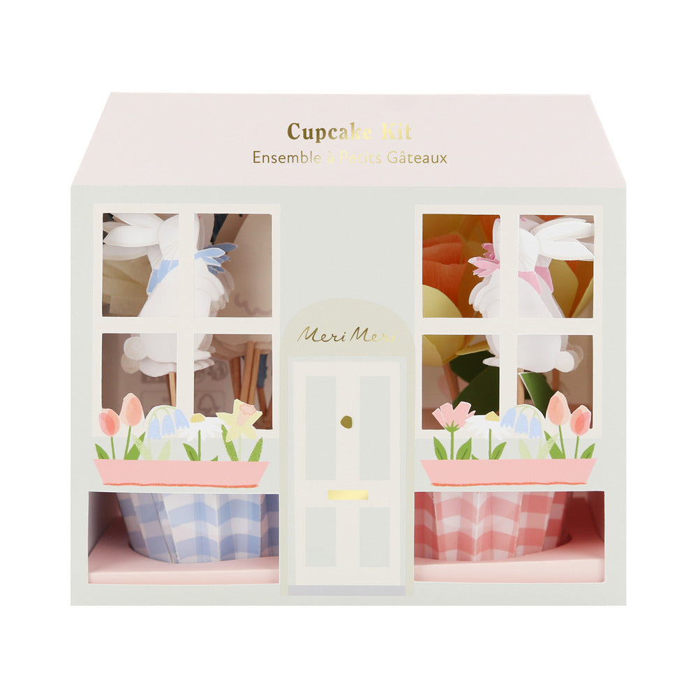 Easter cottage cupcake kit